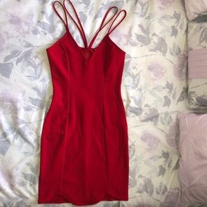Red velvet dress 😍